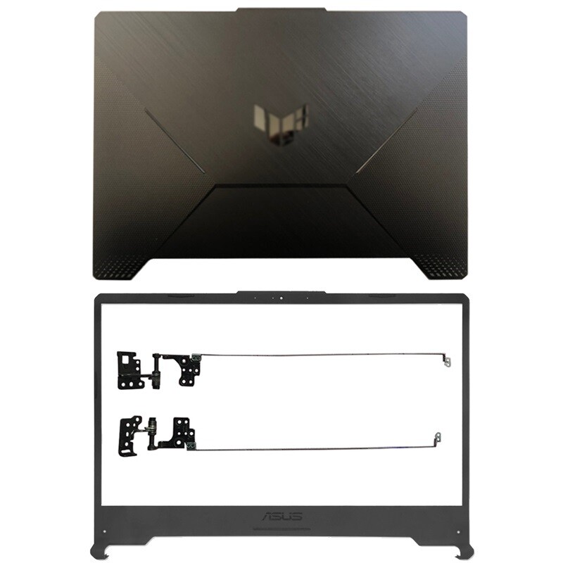 New for ASUS TUF Gaming F15 FX506 FX506H FA506 LCD Back Cover+Front Bezel+Hinges