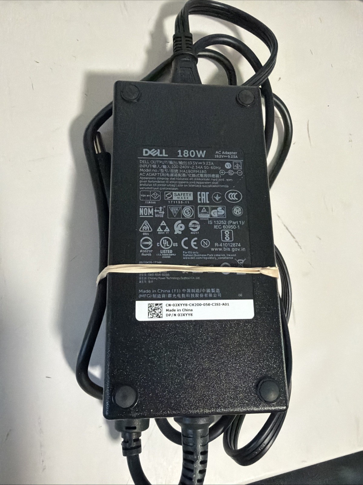 Genuine Dell AC Adapter Charger 180W 19.5V Power Supply HA180PM180 No Box