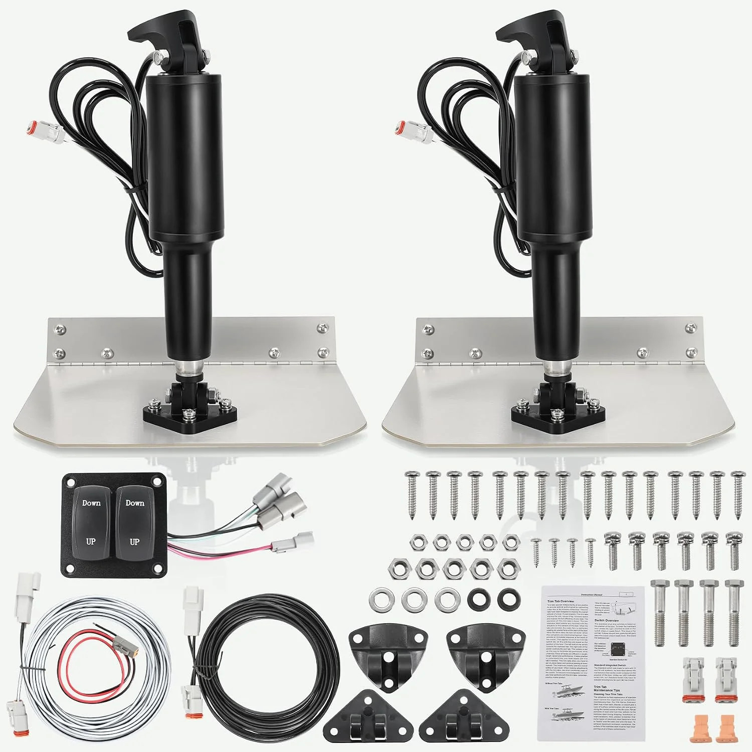 9" x 12" Standard Mount Electric Trim Tab Kit,