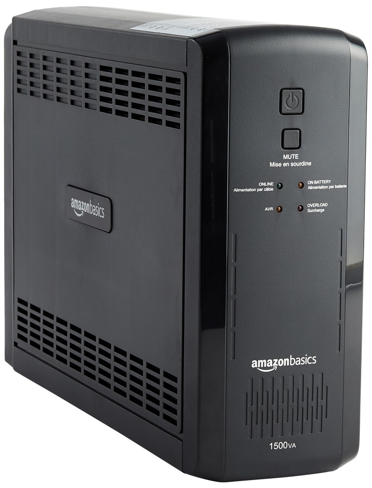 UPS Battery Backup & Surge Protector, 1500VA/900W, 10 Outlets, Line Interactive