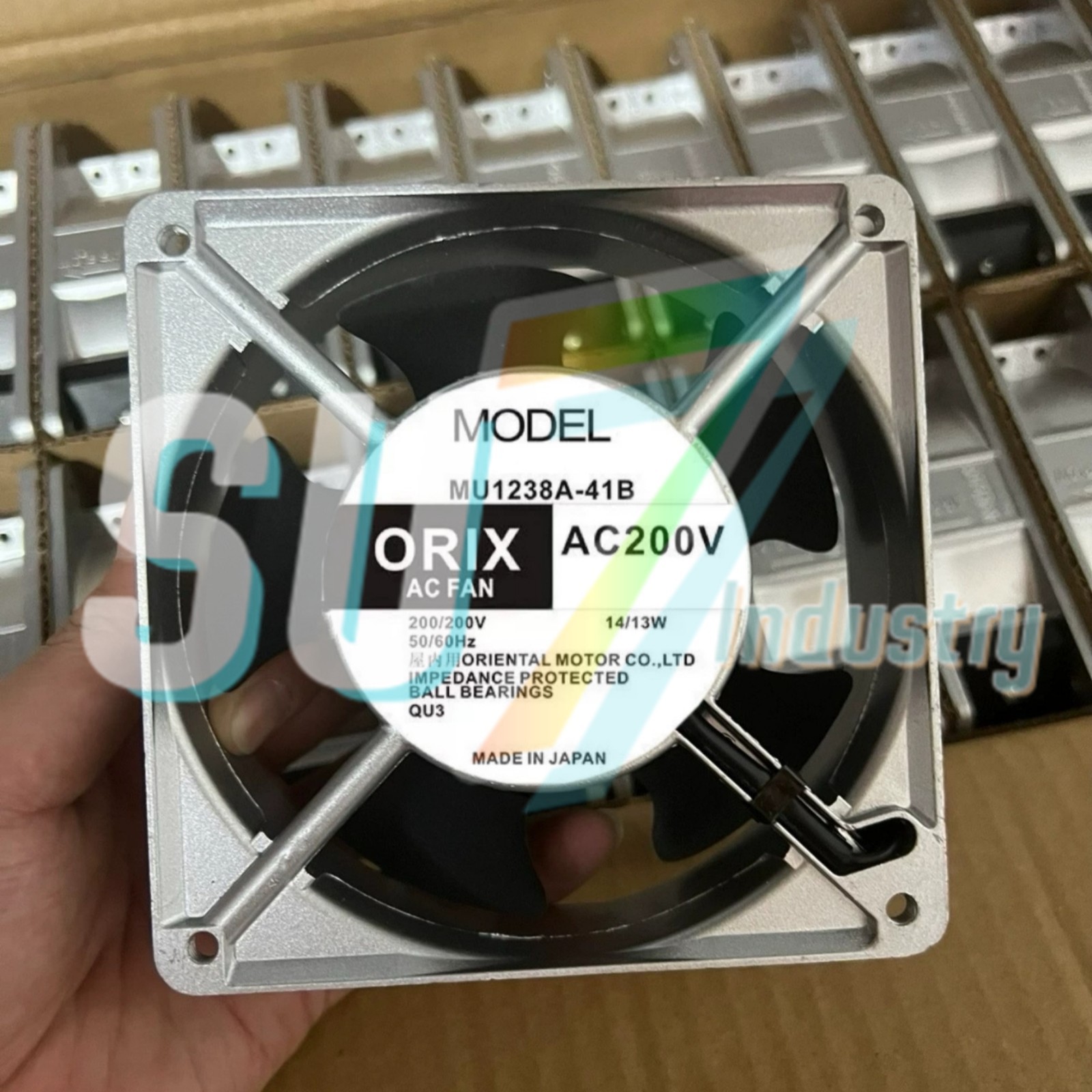 ORIX MU1238A-41B 200V 14/13W 12038 2-plug Cooling fan# 1pcs  New  In Box