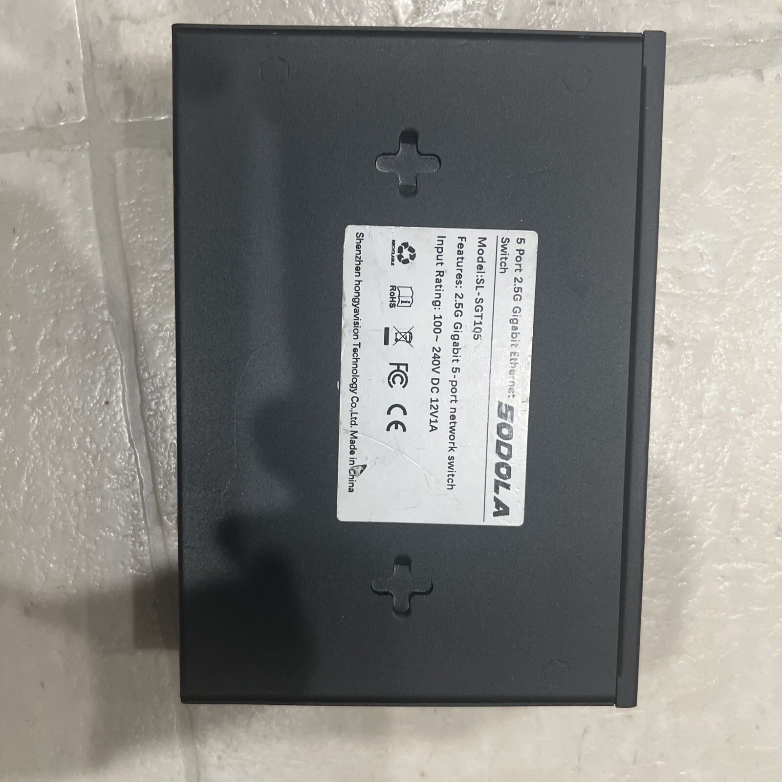 SODOLA 5 Port 2.5G Ethernet Network Switch 5x2.5G SL-SGT105