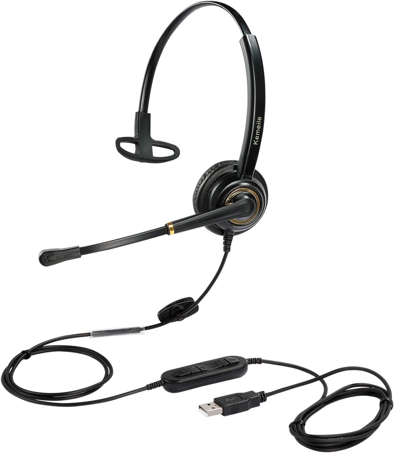 USB Headset with Microphone Noise Cancelling for PC, Computer Laptop Headphone