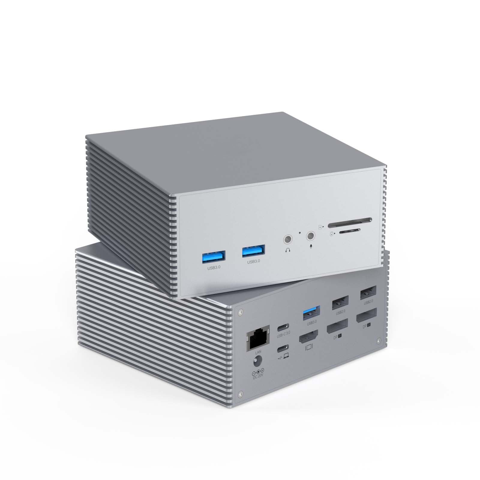 Tiergrade Upgraded Universal USB-C 4K Triple Display Docking Station