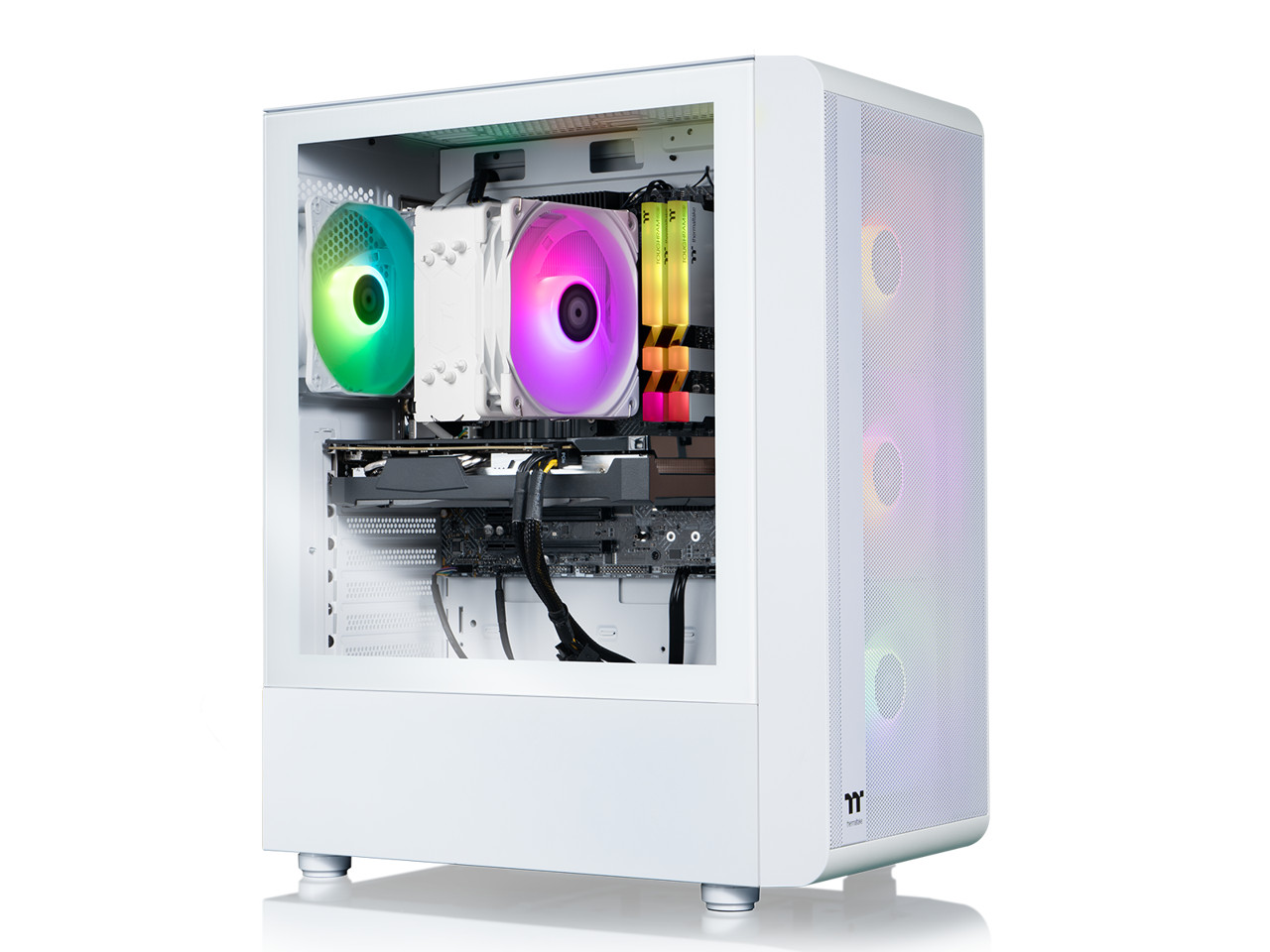 Thermaltake LCGS Quartz i1460 Gaming Desktop (Intel Core i5-14400F, ToughRam DDR