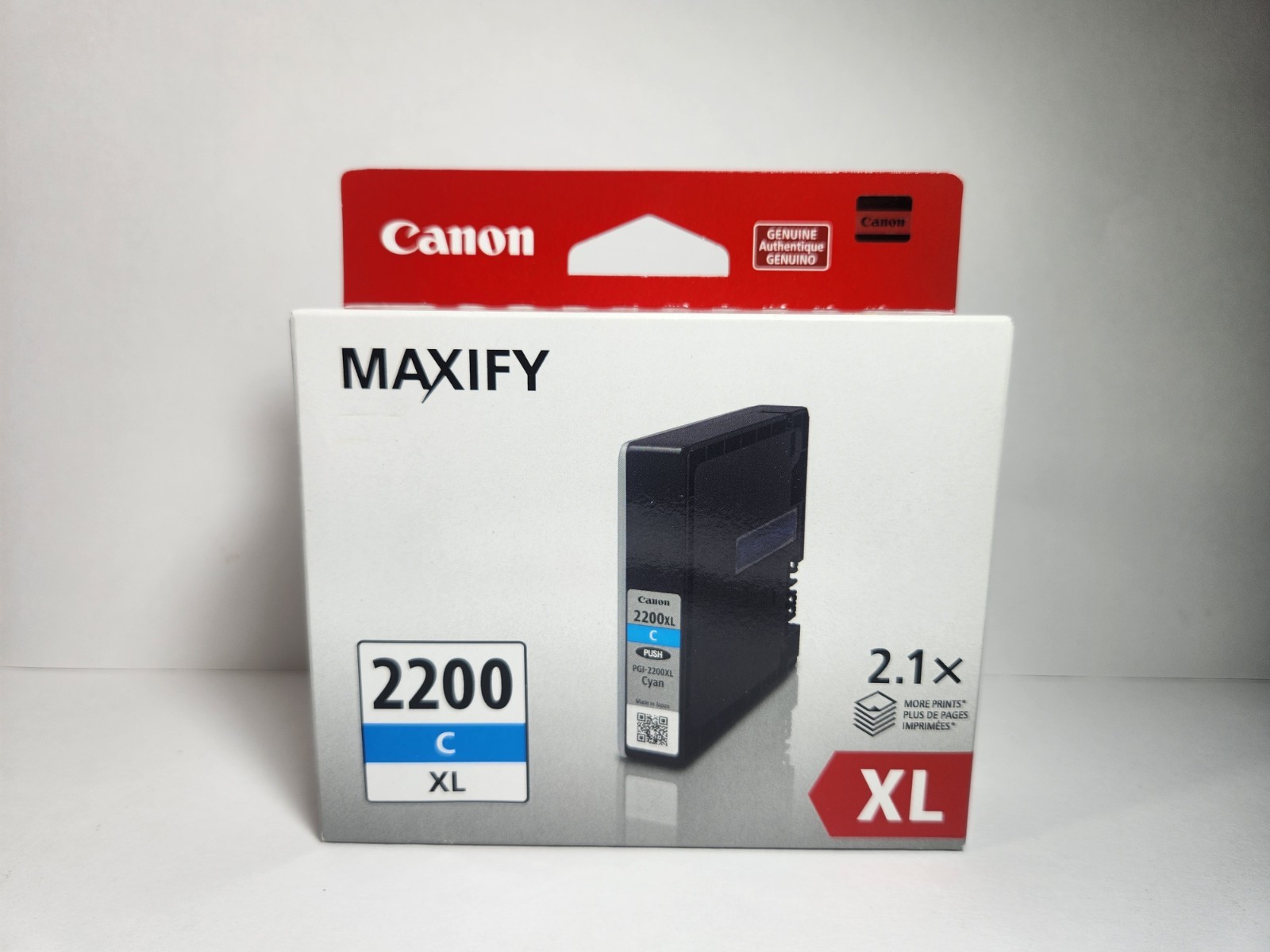 Canon 9268B001 PGI-2200XL Ink Cartridge Cyan High Yield 1700 Pages