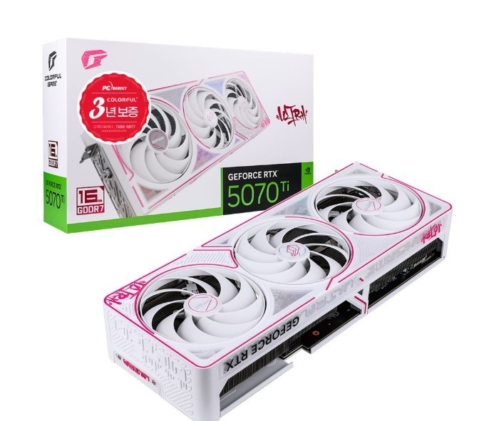 Colorful iGame GeForce RTX 5070 Ti ULTRA OC White D7 16GB GPU / Genuine / New