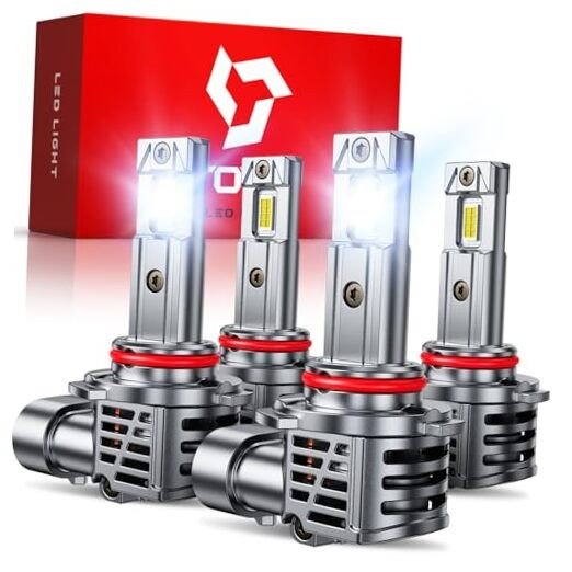 9005 9006 Bulbs Combo, HB3 HB4 Bulbs, 64000LM, 99% Vehicle Fit, Dual 9005+9006