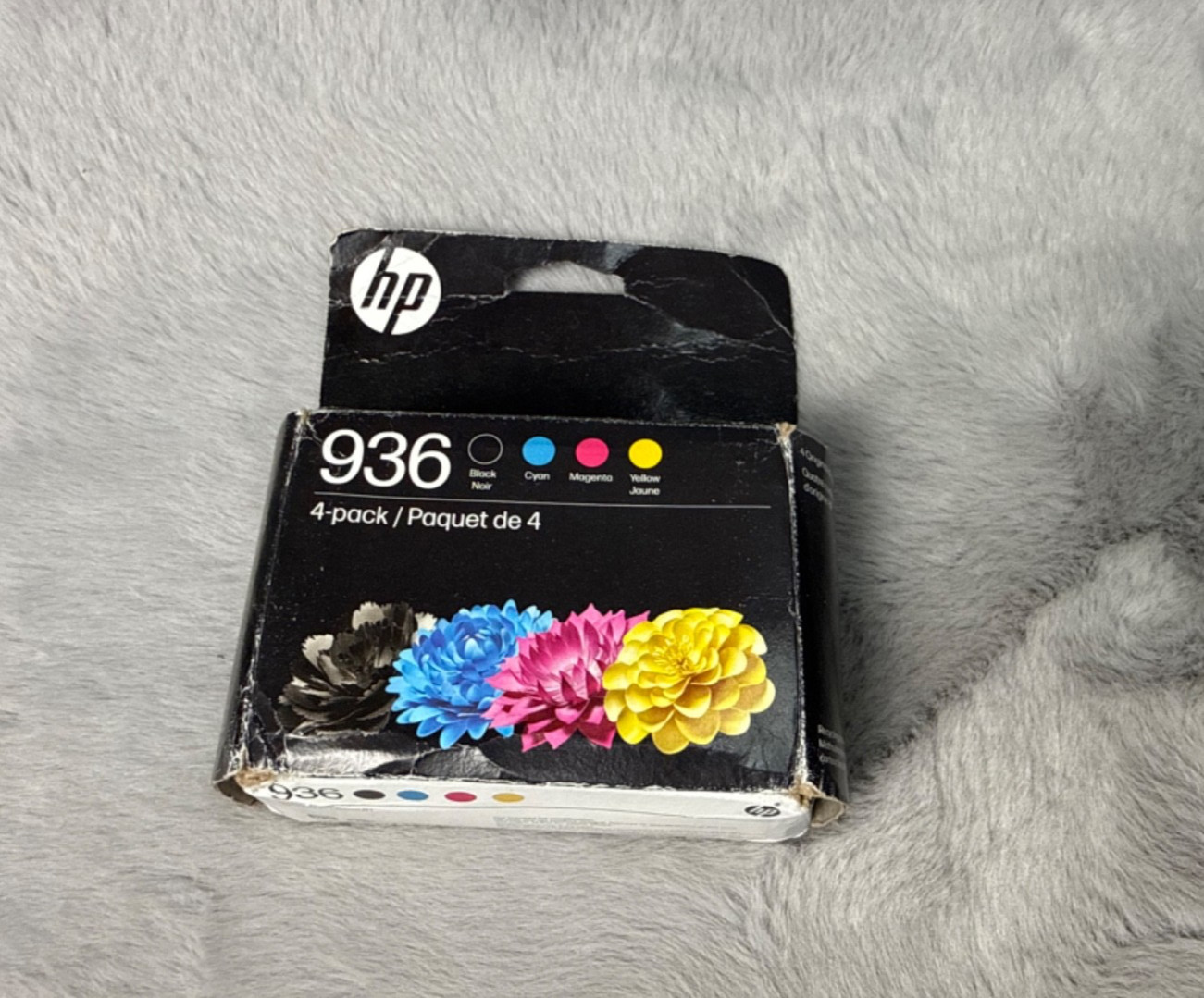 4-PACK HP GENUINE 936 BLACK & COLOR INK OFFICEJET PRO 9730 OCT 2026
