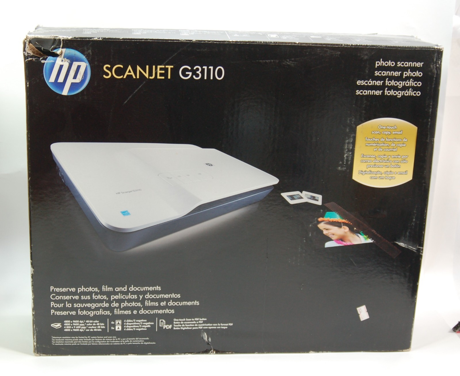 New In Box HP Scanjet G3110 Photo Scanner L2698A