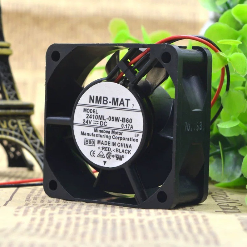 1pcs For NMB-MAT 2410ML-05W-B60 6CM 24V 0.17A ABB Drive Fan