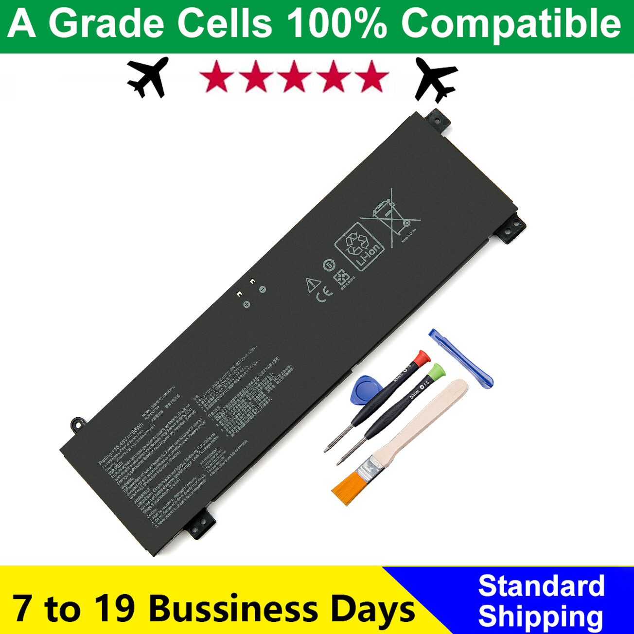 C41N2010 Battery For ASUS ROG Strix G17 G713QE G15 G513IC G513IH G513QC G513QE