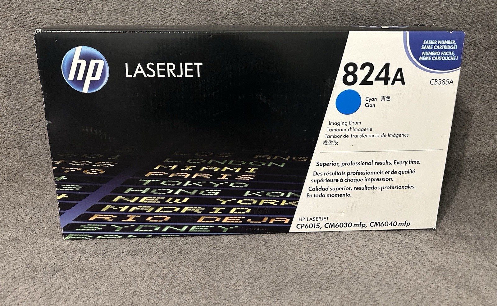 Hp 824 A Genuine Cyan Laser Jet Imaging Drum , CB385 A