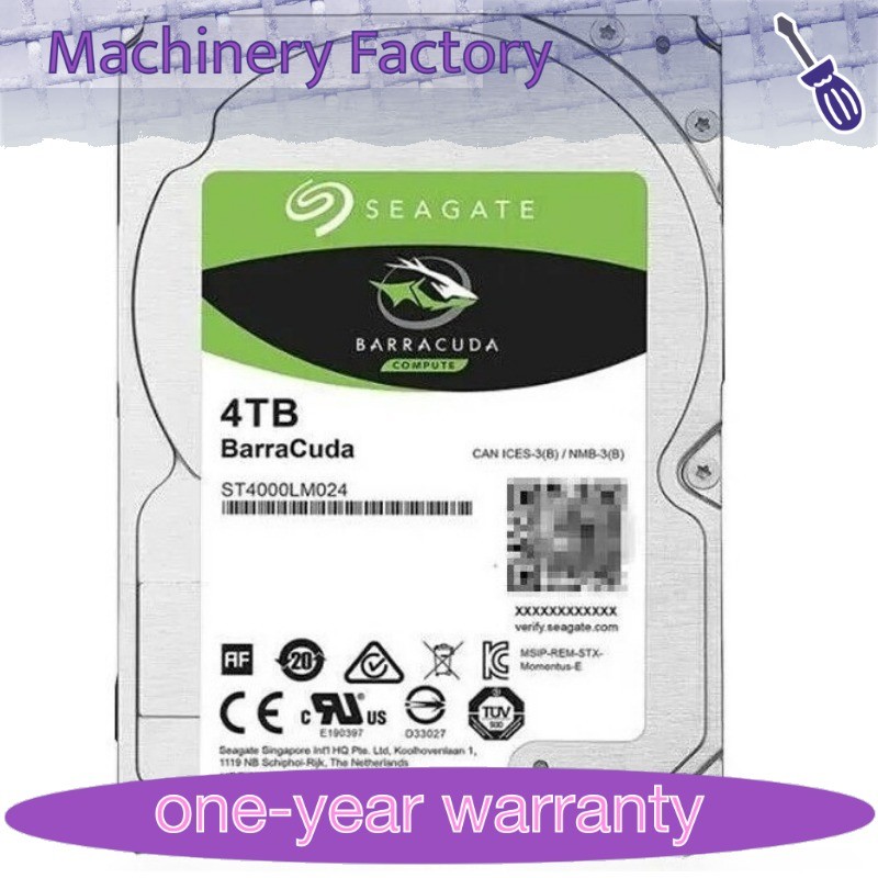 1PCS New Seagate Barracuda ST4000LM024 4TB 2.5" SATA Internal Hard Drive 15mm H