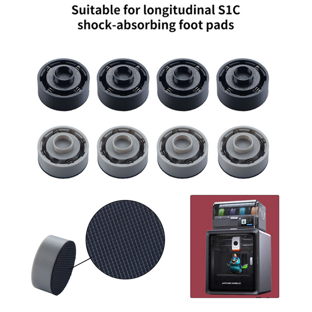 4pcs Shock Absorbing Cushioning Foot Pads Set fit for Anycubic S1C 3D Printer