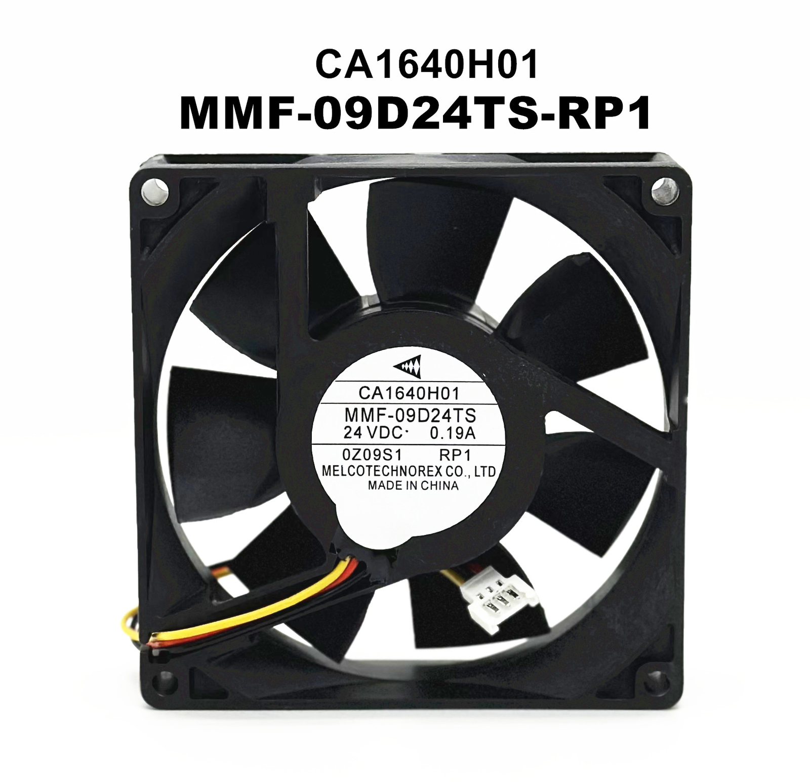 Mitsubishi CA1640H01 MMF-09D24TS-RP1 24V 0.19A 9025 3-PIN Yaskawa Inverter Fan