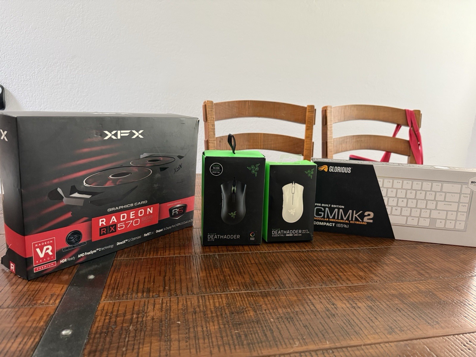 Gaming PC Accessories GPU Keyboard 2 Mice