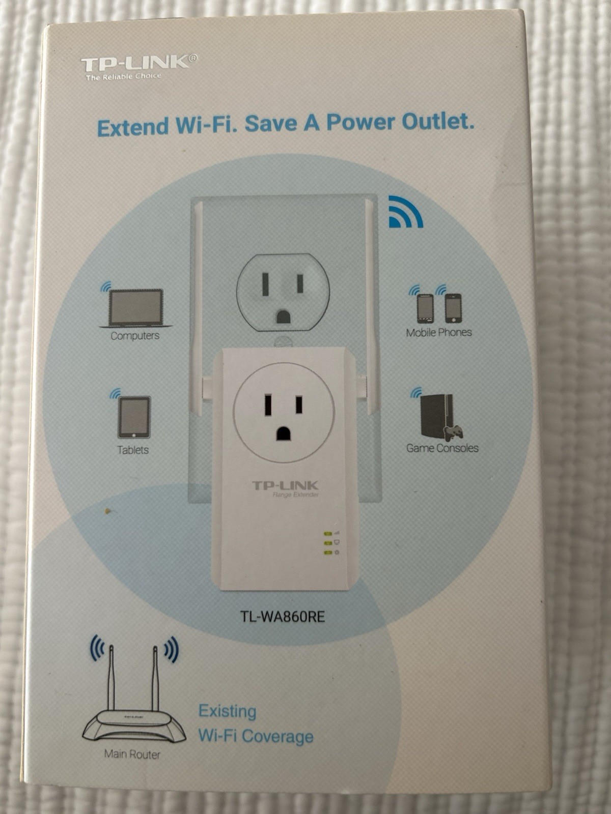 TP-LINK TL-WA86ORE IEEE802.11n 300 Mbps Wireless Range Extender - ISM Band