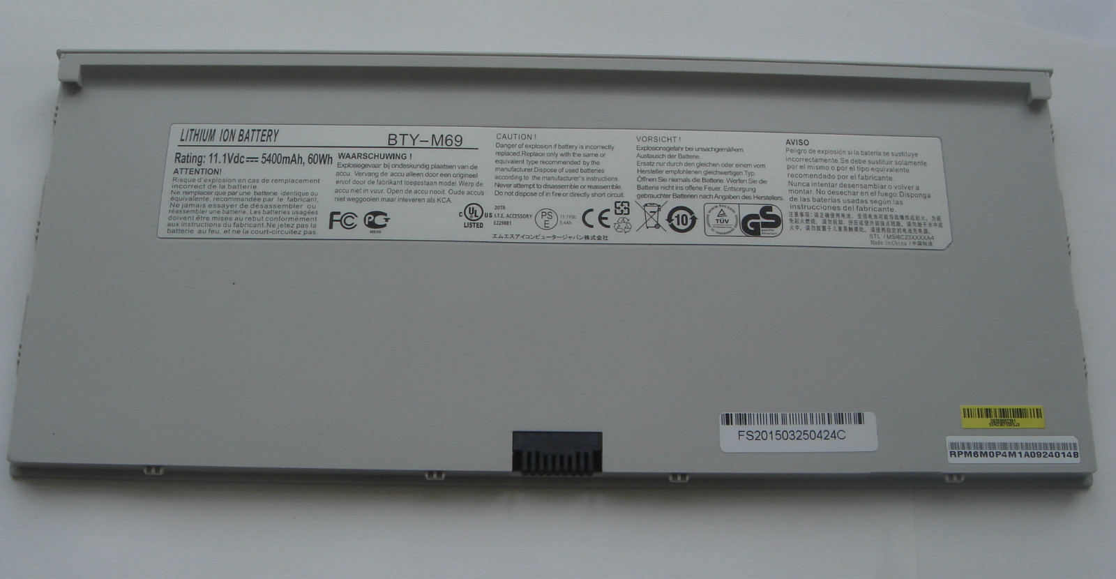 Genuine Original New Medion MSI BTY-M6A BTY-M69 Battery