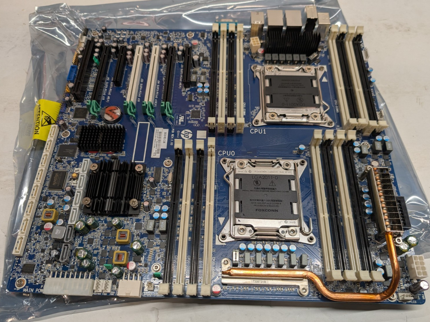 HP Z820 Dual LGA2011 Motherboard 708610-001 618266-004 C602 Xeon E5-2600 v1/v2