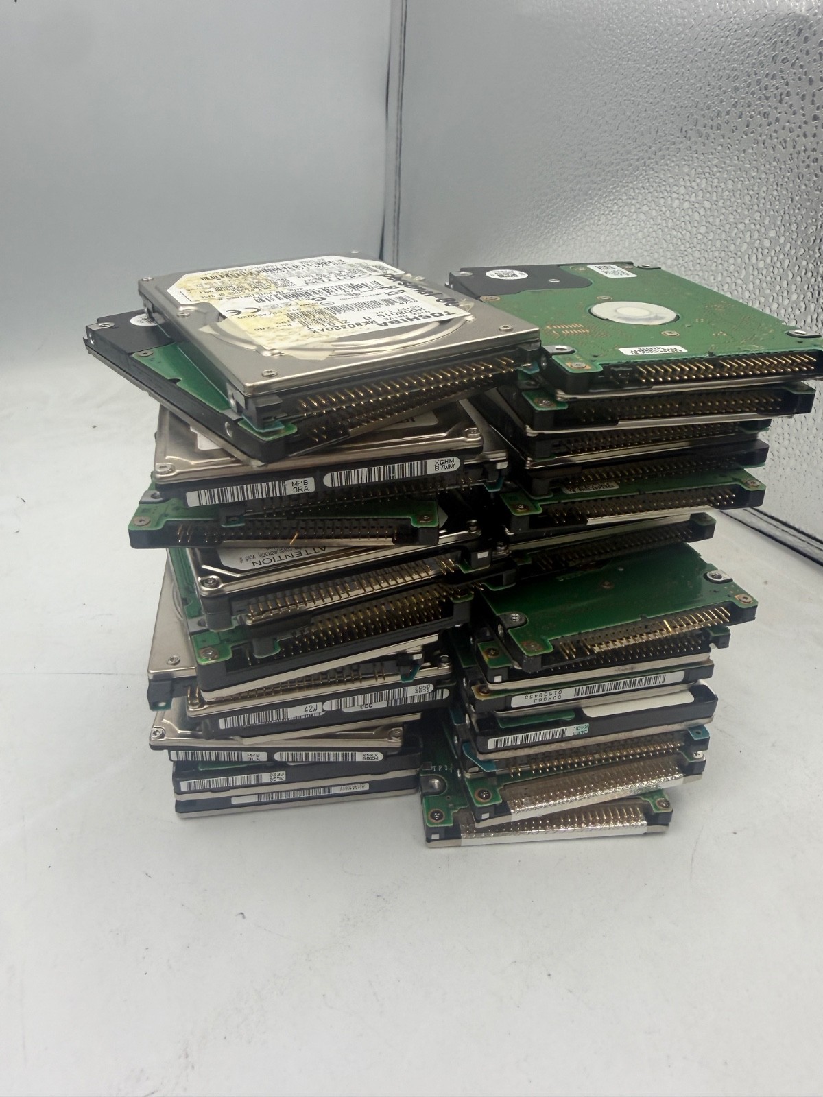 Lot of 28x 2.5 PATA  IDE AS-IS FAILED Hard Drives Mixed Capacity HDD