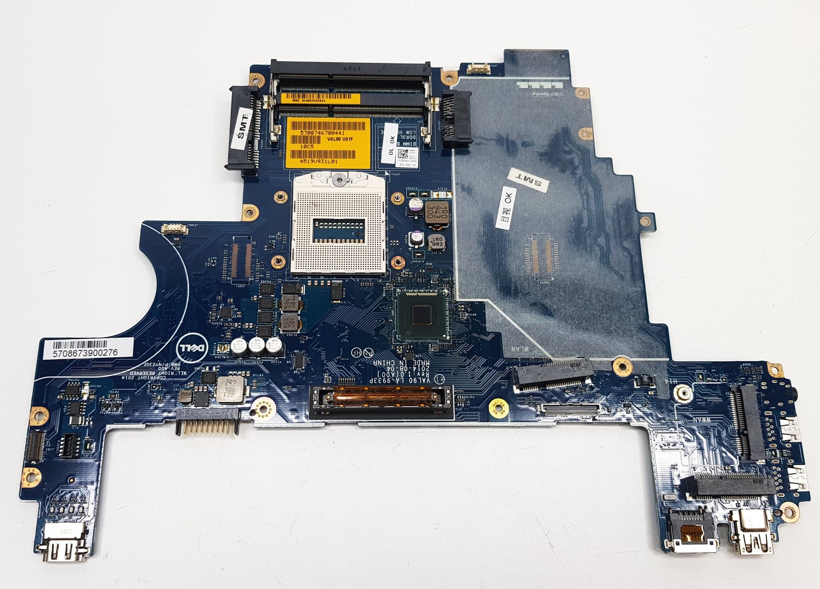 Dell Latitude E6440 Laptop Motherboard CPU QM87 85M2V 085M2V CN-085M2V LA-9933P