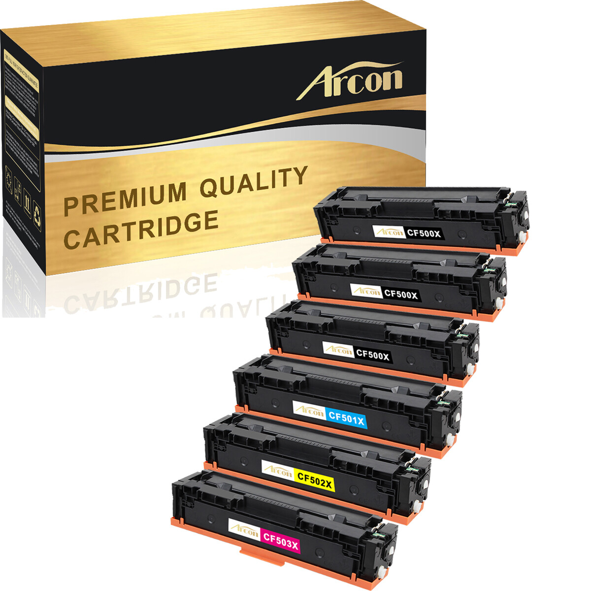 Lot Toner Compatible With HP CF500A CF500X 202A 202X M254dn MFP M281fdw M281cdw