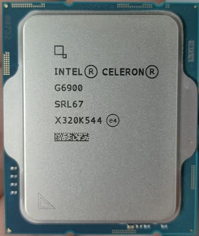 Intel Celeron G6900 Processor (3.4GHz,LGA 1700, Dual-Core) - SRL67 46W