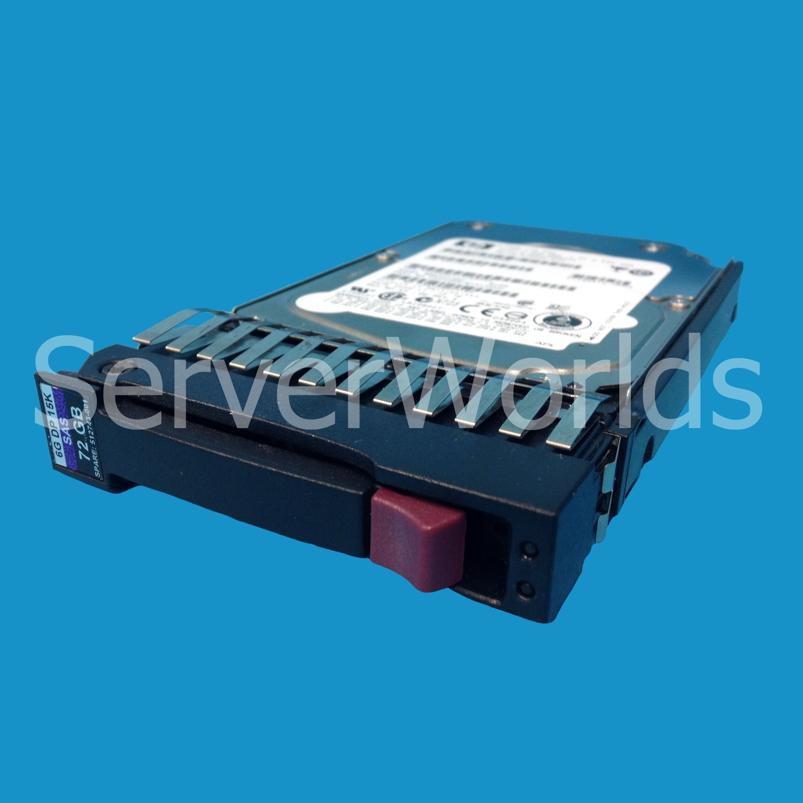HP 72GB 15K 6G SAS 2.5" HDD 512743-001 512545-B21 518022-001