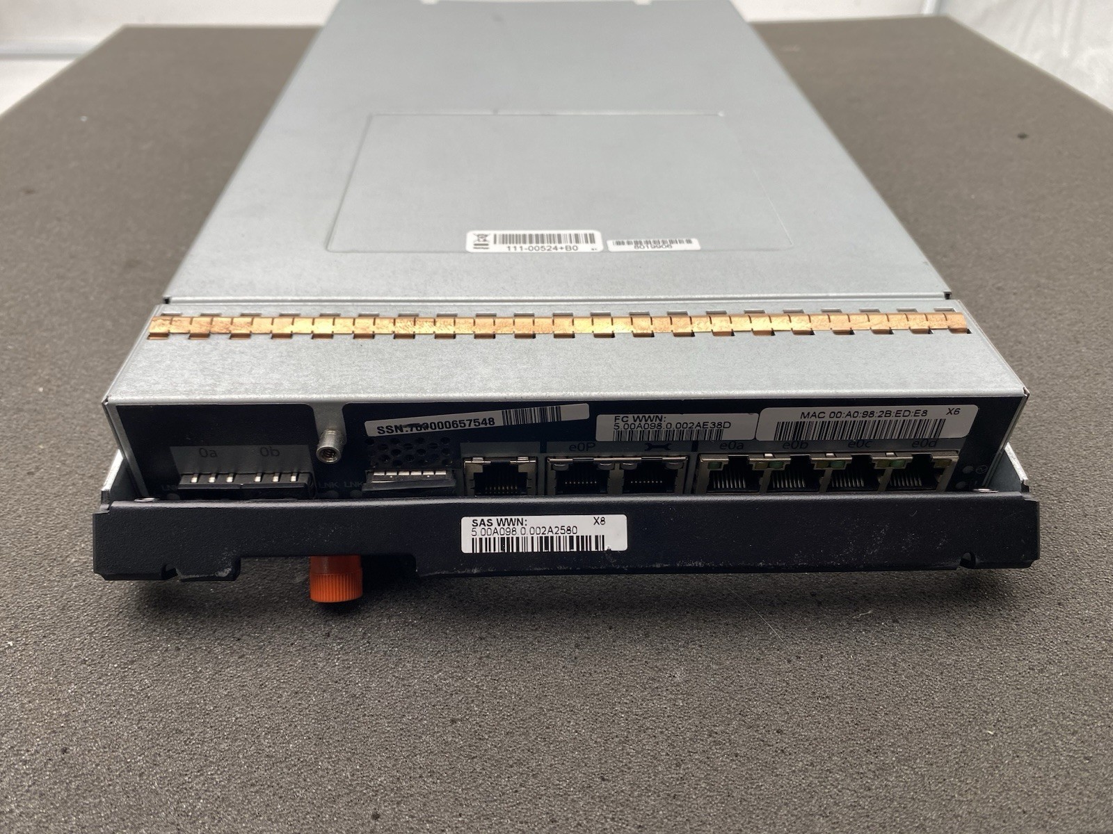 NetApp 111-00524+B0 FAS2040 Storage Array Controller Module w/ Memory