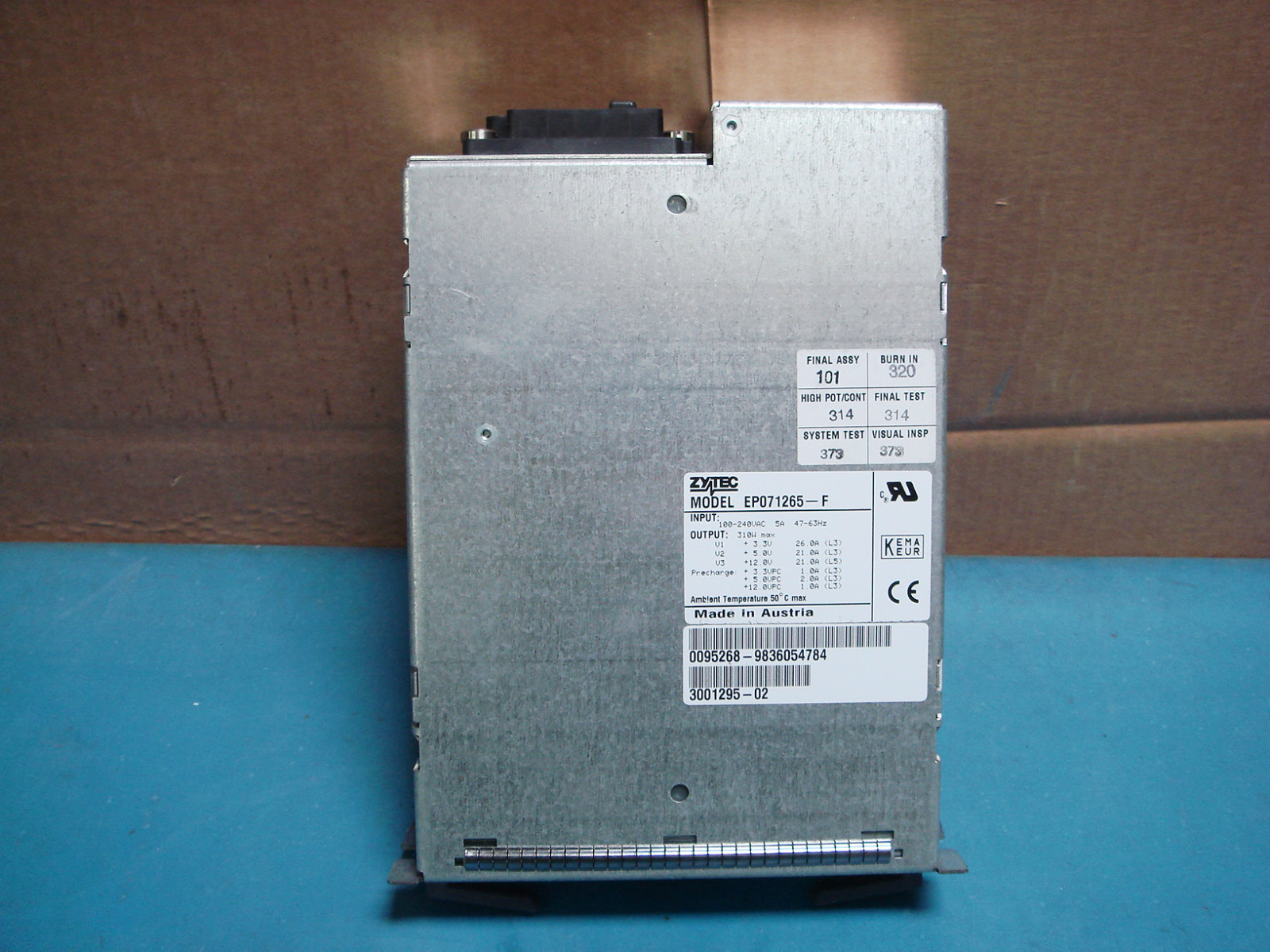 Zytec EP071265-F Power Supply - Sun Microsystem  PN 300-1295-02  