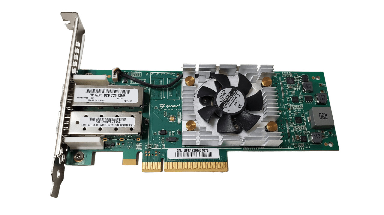 HP QW972-63001 StoreFabric QLE2662-HP 16Gb Dual Port HBA Full Height 699765-001
