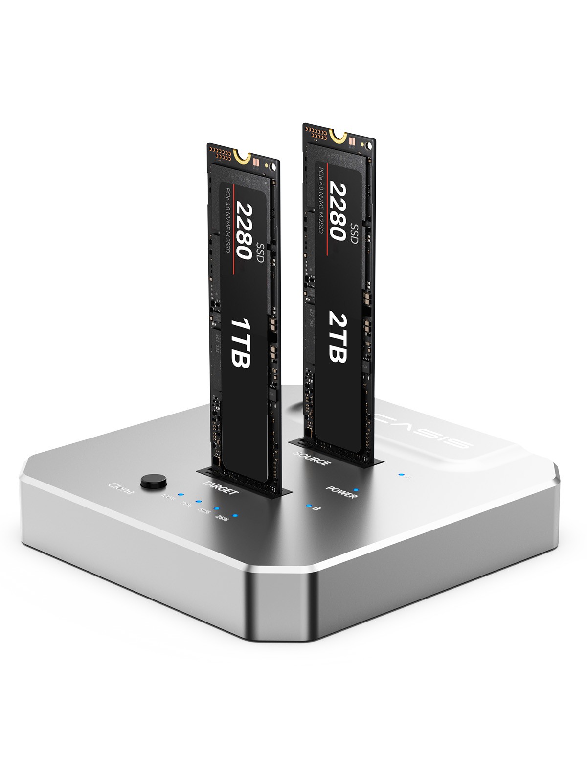 ACASIS 20Gbps NVME SSD Cloner Offline Clone M.2 Cloner USB 3.2 Gen2*2 M.2 Reader