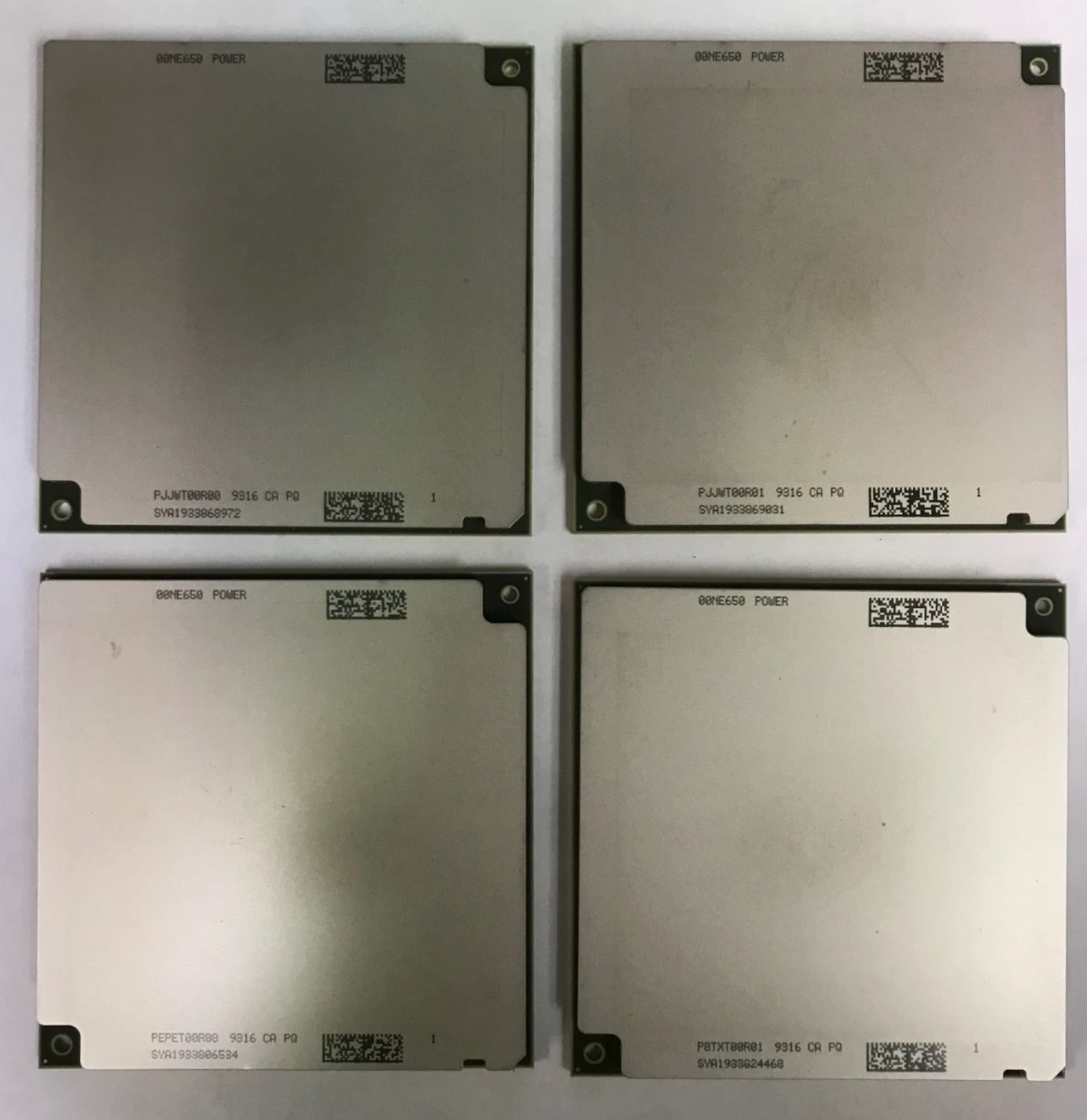 Lot of 4 IBM 00NE650 POWER8 CPU | 4.02GHz | 12-Core Processor | Server CPU