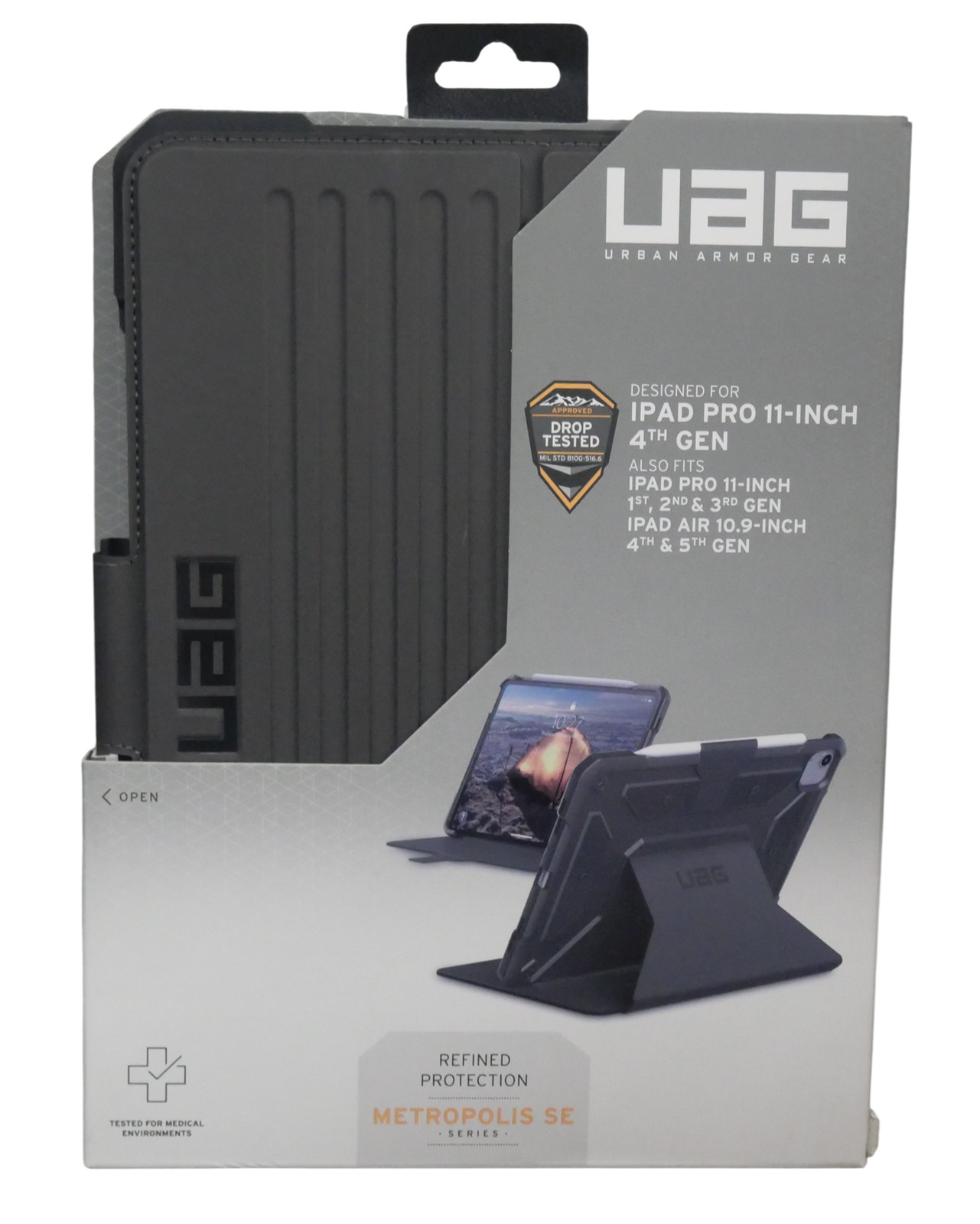 UAG Urban Armor 11' Gear Metropolis Grey Black SE Case For iPad 4th & 5th Gen