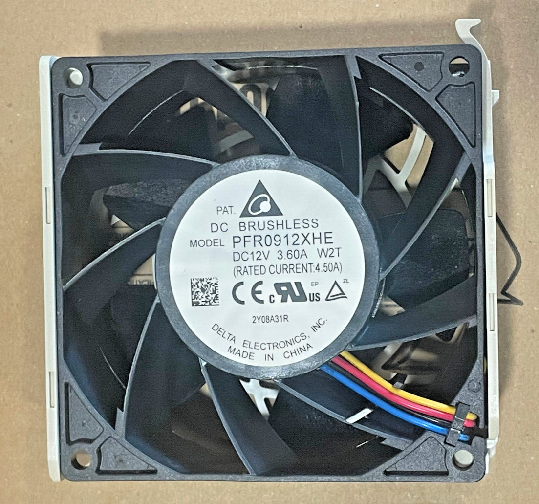 Supermicro FAN-0199L4-1 92x92x38 mm, 11.5K RPM Cooling fan w/ 5A Fan Connector