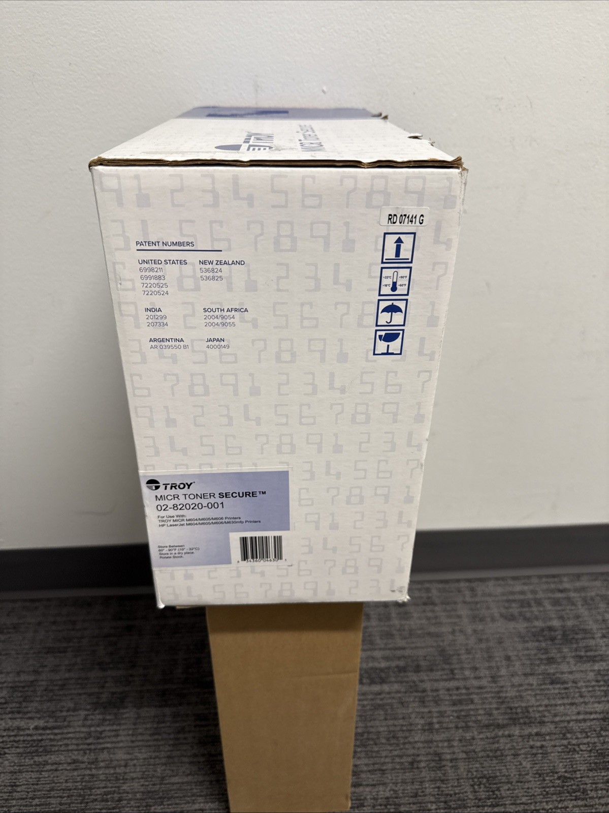 Troy Micr Toner Secure 02-82020-001 Black for Troy MICR M604/M605/M606