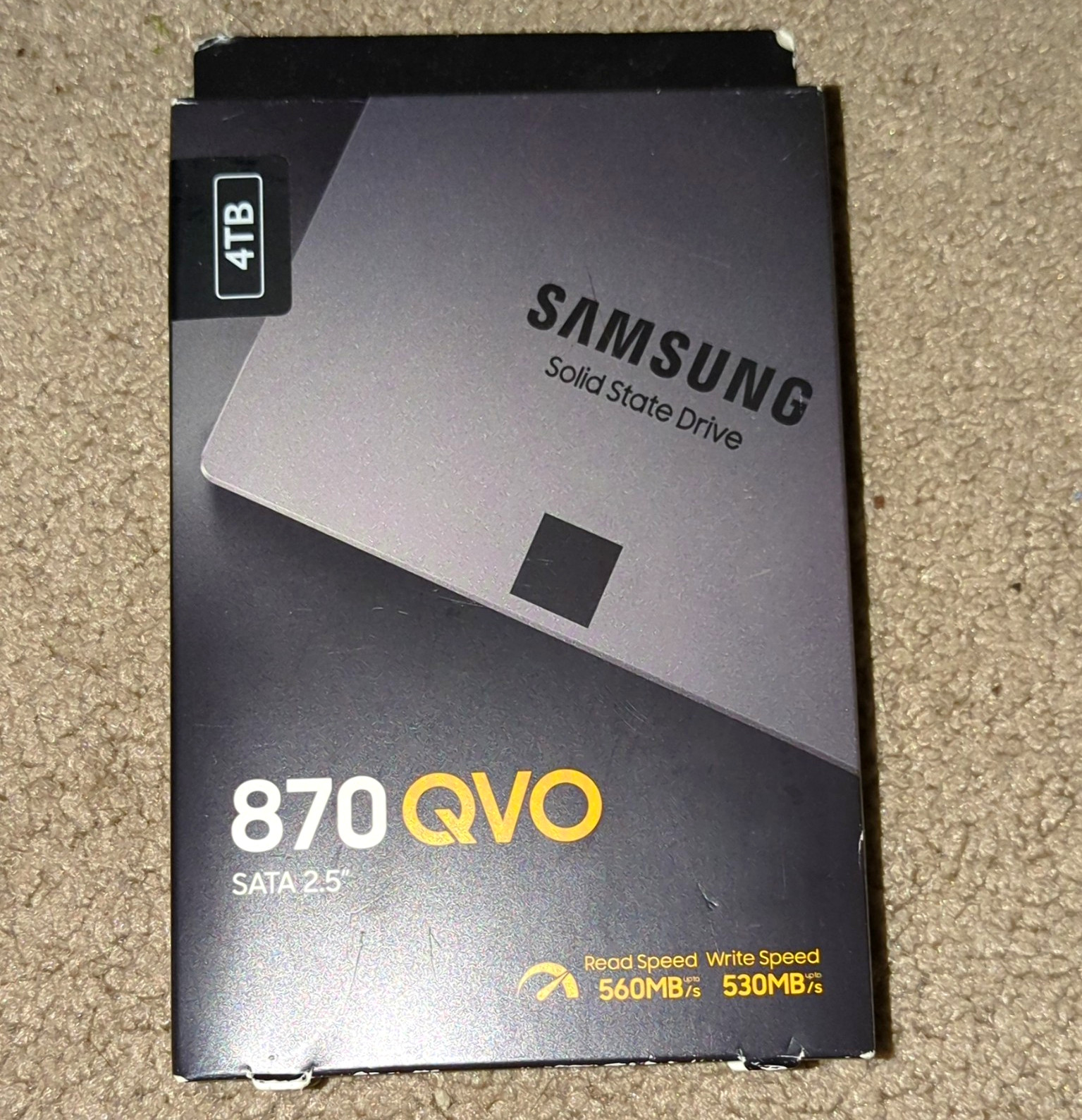 Samsung 870 QVO 4TB SATA 2.5in Internal SSD NIB