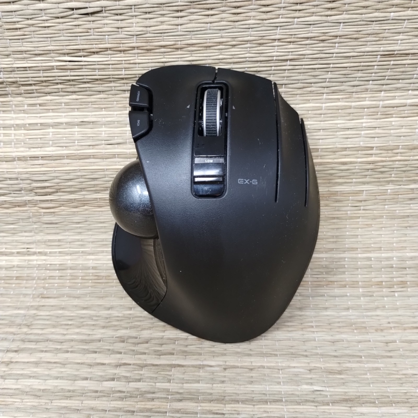 Elecom EX-G Track Ball Mouse Wireless Right Hand M-XT3DR (No Receiver)
