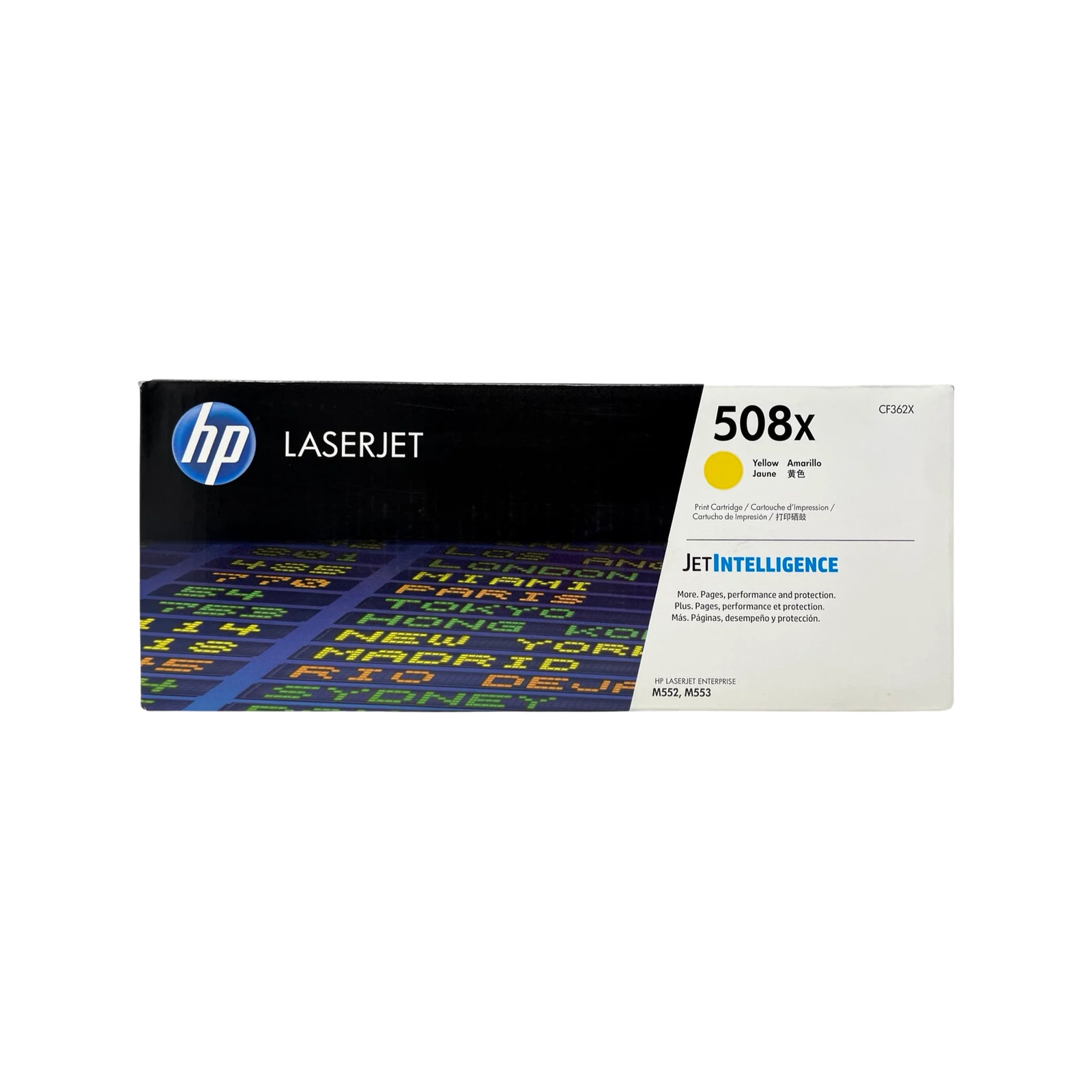 New Open Box HP 508X High Yield Yellow Original LaserJet Toner Cartridge, CF362X