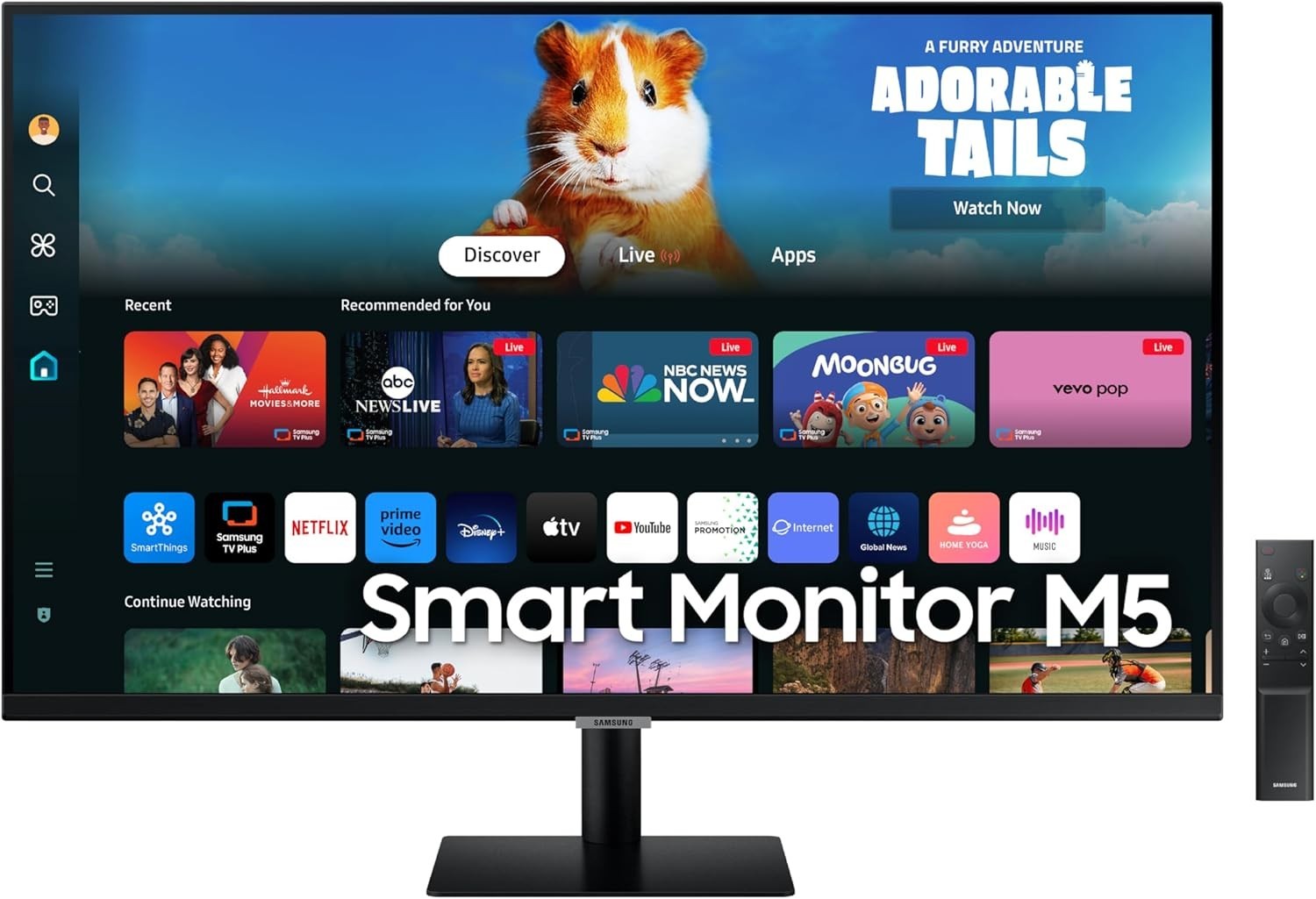 Samsung LS27DM500ENXGO M5 Series 27-Inch FHD Smart Monitor