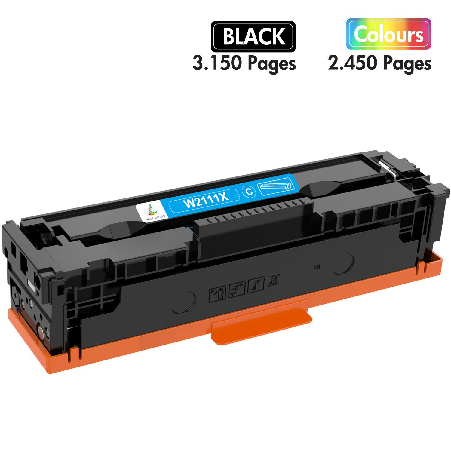 [WITH CHIP] W2110X 206X Toner For HP LaserJet Pro MFP M283cdw M282nw High Yield