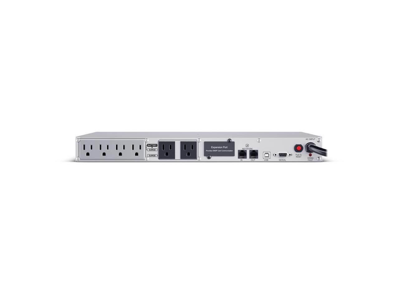 CP1000PFCRM1U PFC Sinewave UPS Systems - 1000VA/600W, 120 VAC, NEMA CyberPower