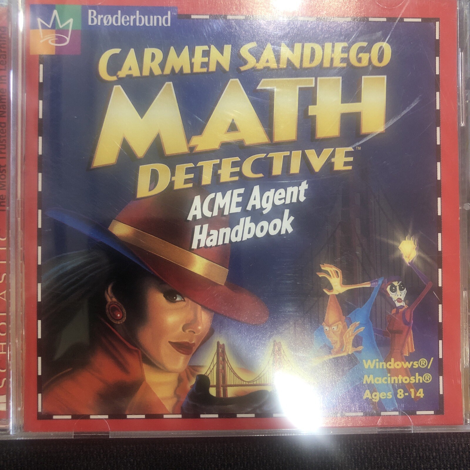 Carmen San Diego Math Detective ACME Agent Handbook Cd Rom 