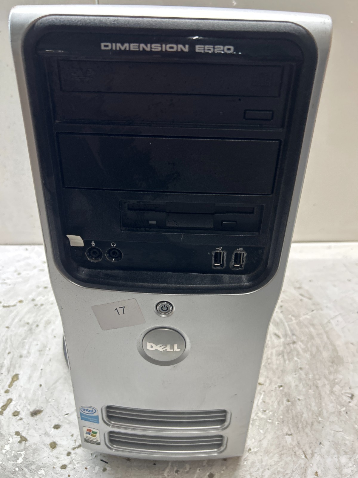 Dell Dimension E520 Intel Pentium 4 3.06GHz 512MB NO HDD
