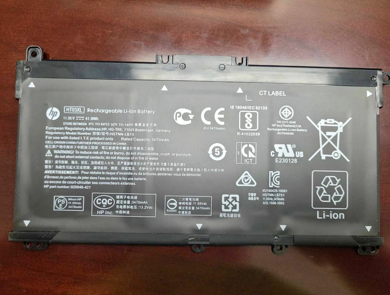 Genuine HP HT03XL New Laptop Battery Pavilion L11421-2C2 L11119-855 15-CS 15-DA