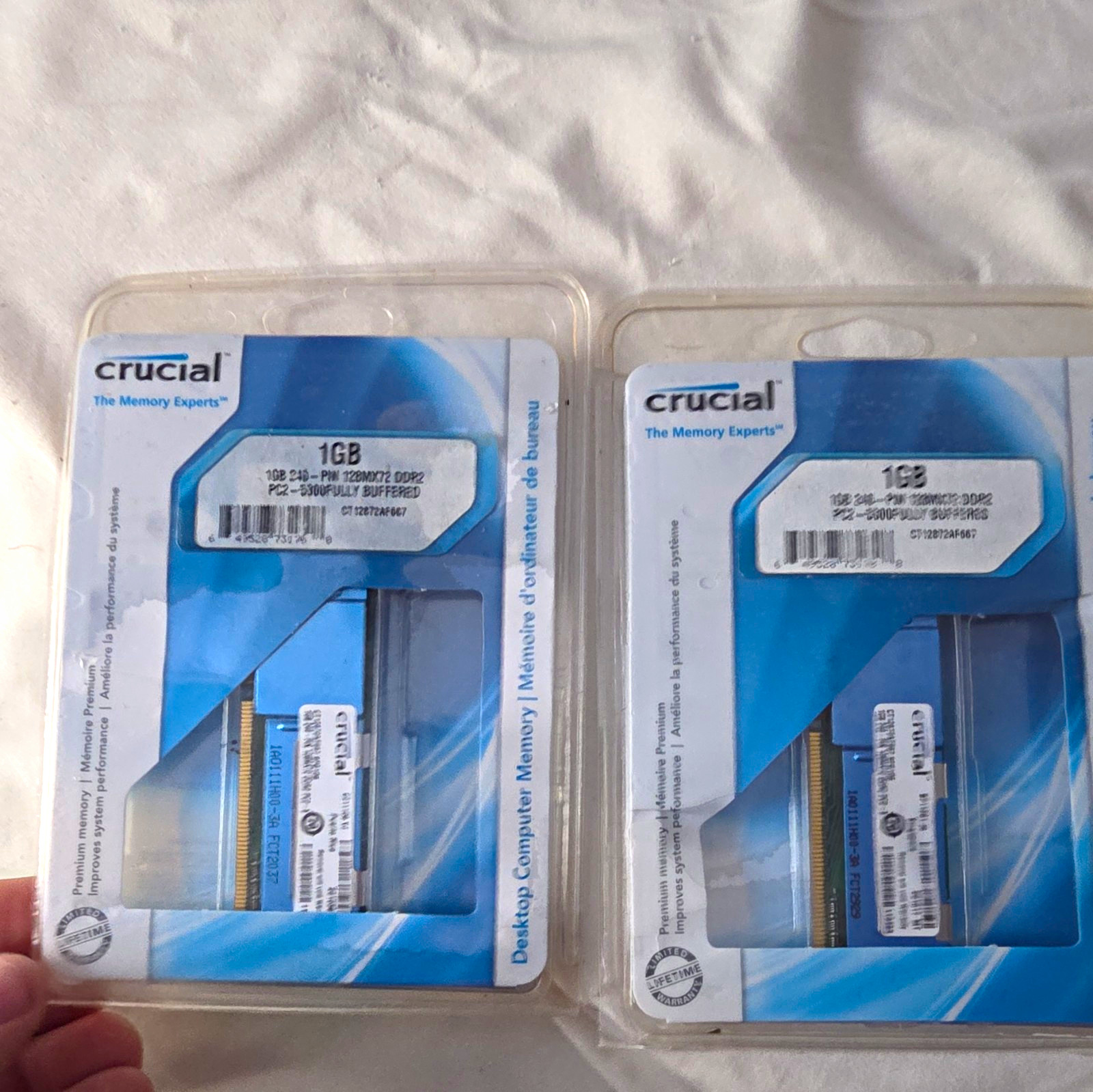 Crucial 2GB (2x1GB) DDR2-667 PC2-5300 Fully Buffered 240-Pin DIMM RAM