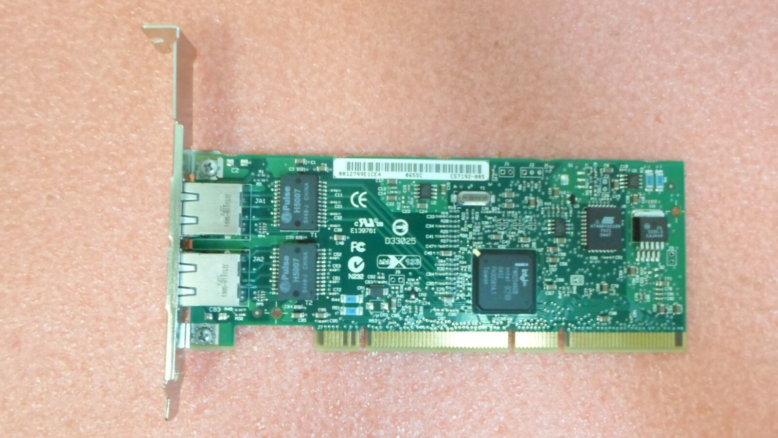 NEW HP A7012-60001 DUAL PORT 1 GIGABITE ETHERNET LOW PROFILE CARD