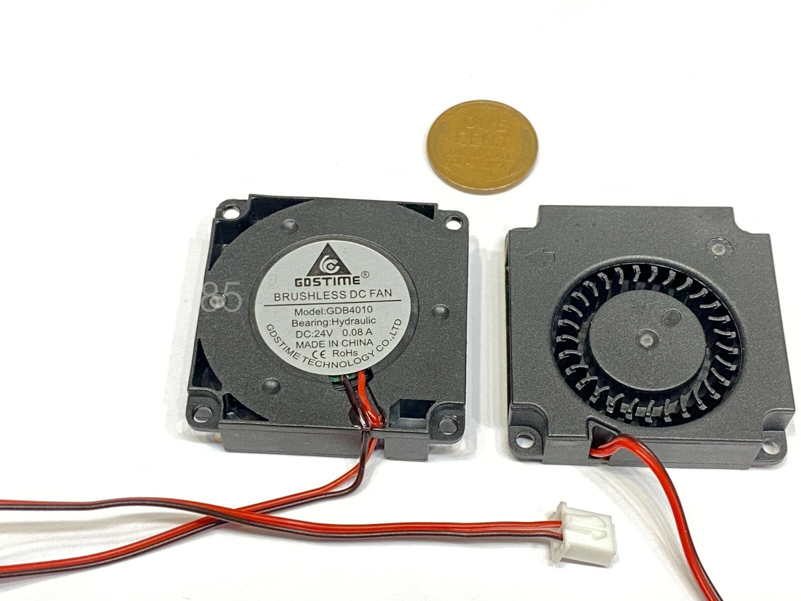 2 Pack 24V Blower Fan 4010 40MM x 10MM Brushless QUIET 3D Printer 4cm
