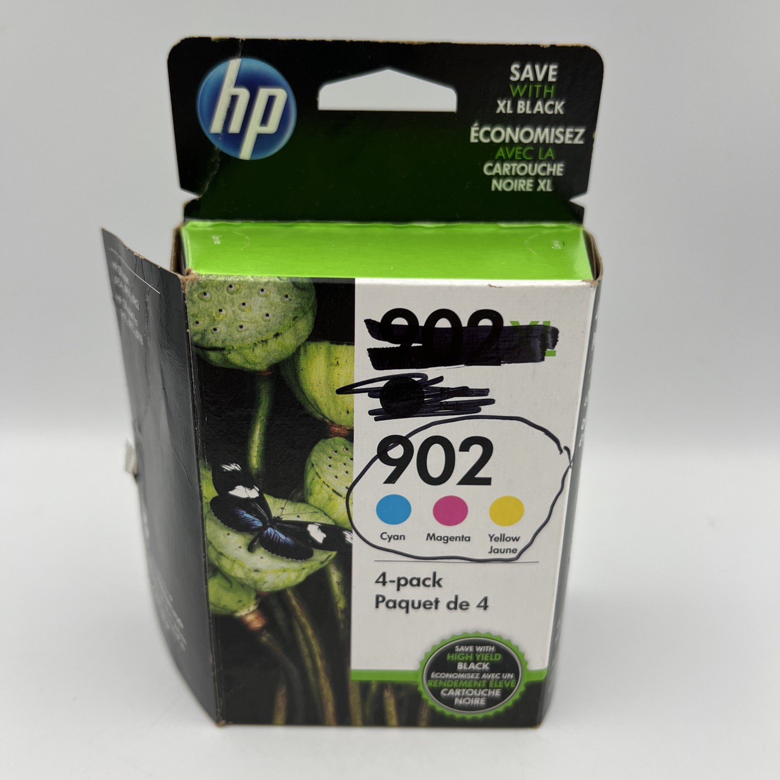 6pk Genuine HP 902 Color OfficeJet 6960 6965 6968 6978 6970 Expired 2022-23